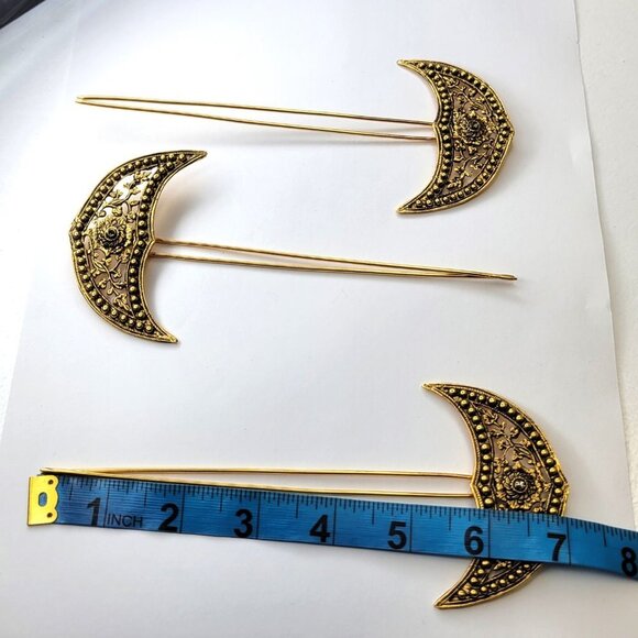 Hair Bun Long Pins Traditional Malay Indonesian HairBun Hair Pins - Picture 7 of 15